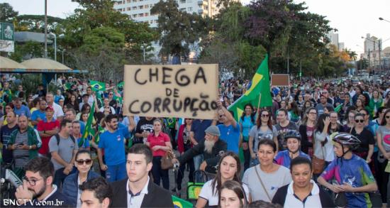 Manifestação em Tubarão