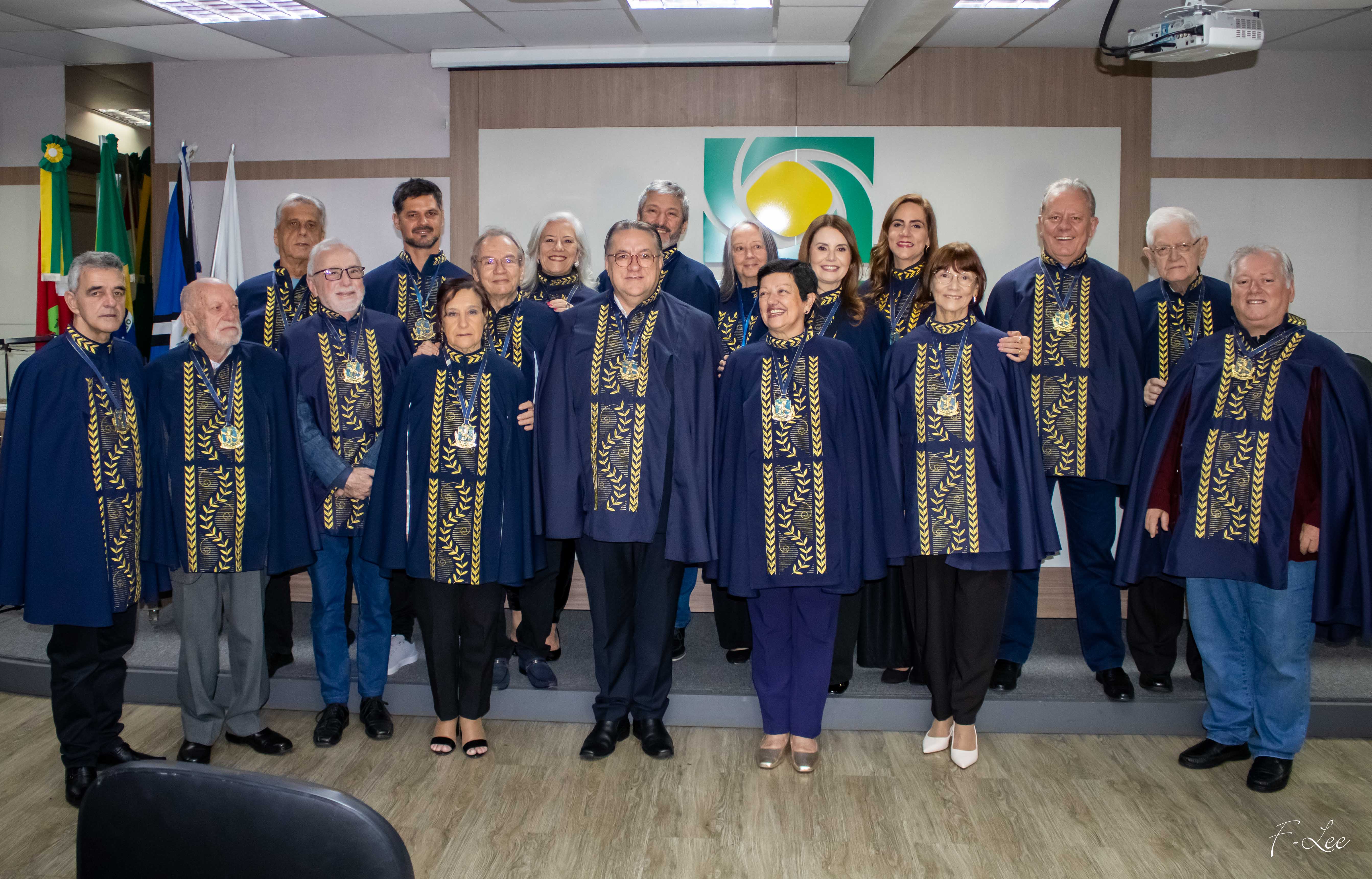Novos acadêmicos na ACATUL - Tubarão, SC.