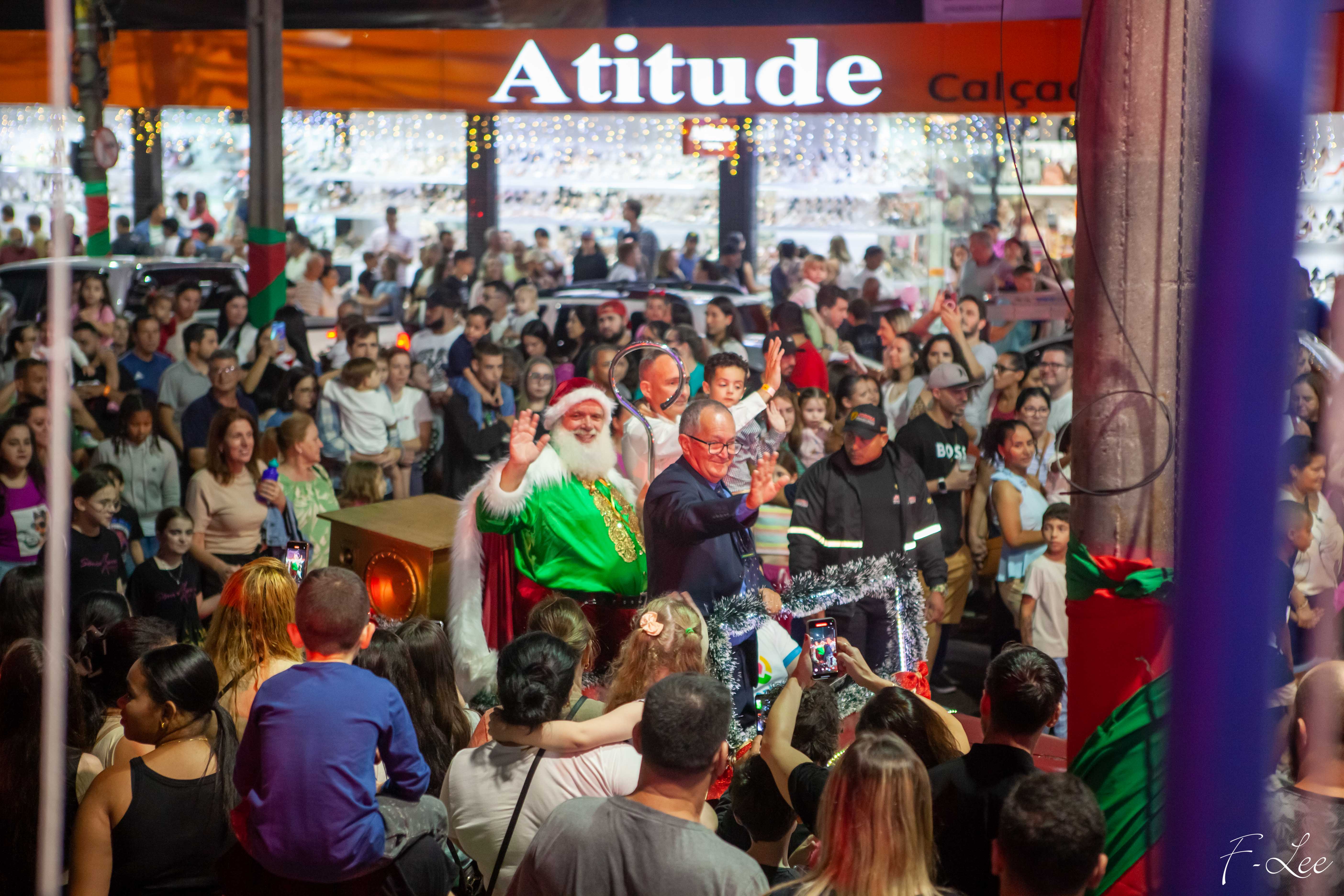 A Chegada do papai Noel em Tubarão, SC